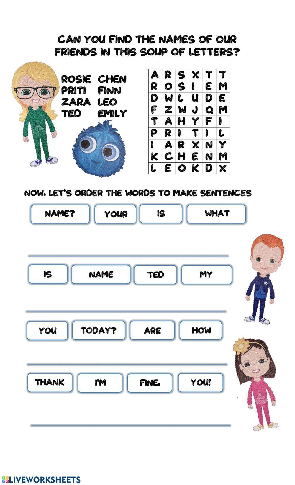 Bright Ideas 1 Characters