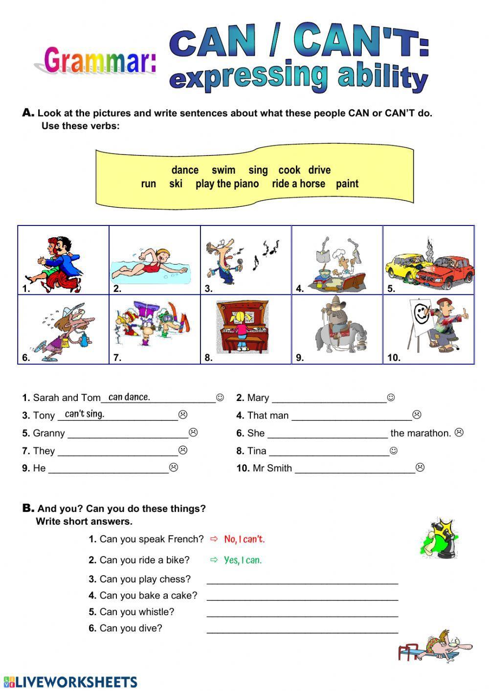 78801 ability can y can t noefp liveworksheets