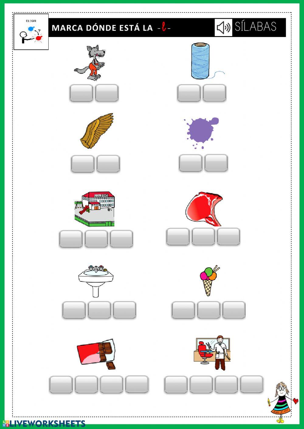 Dónde está la L (con audio)