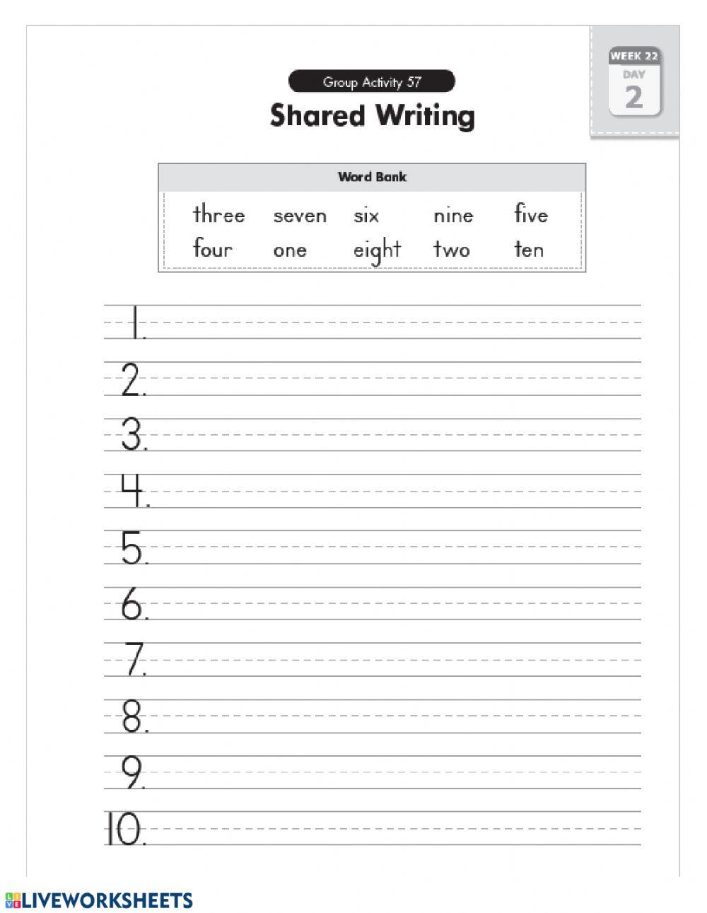 Sight Words - Week 22