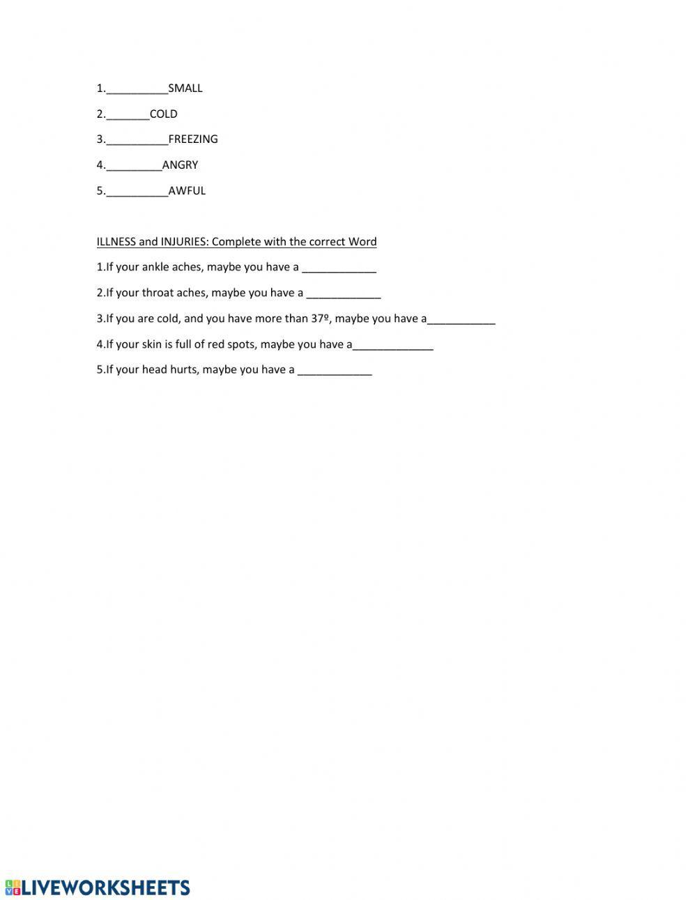 Second Conditional Extreme Adjectives