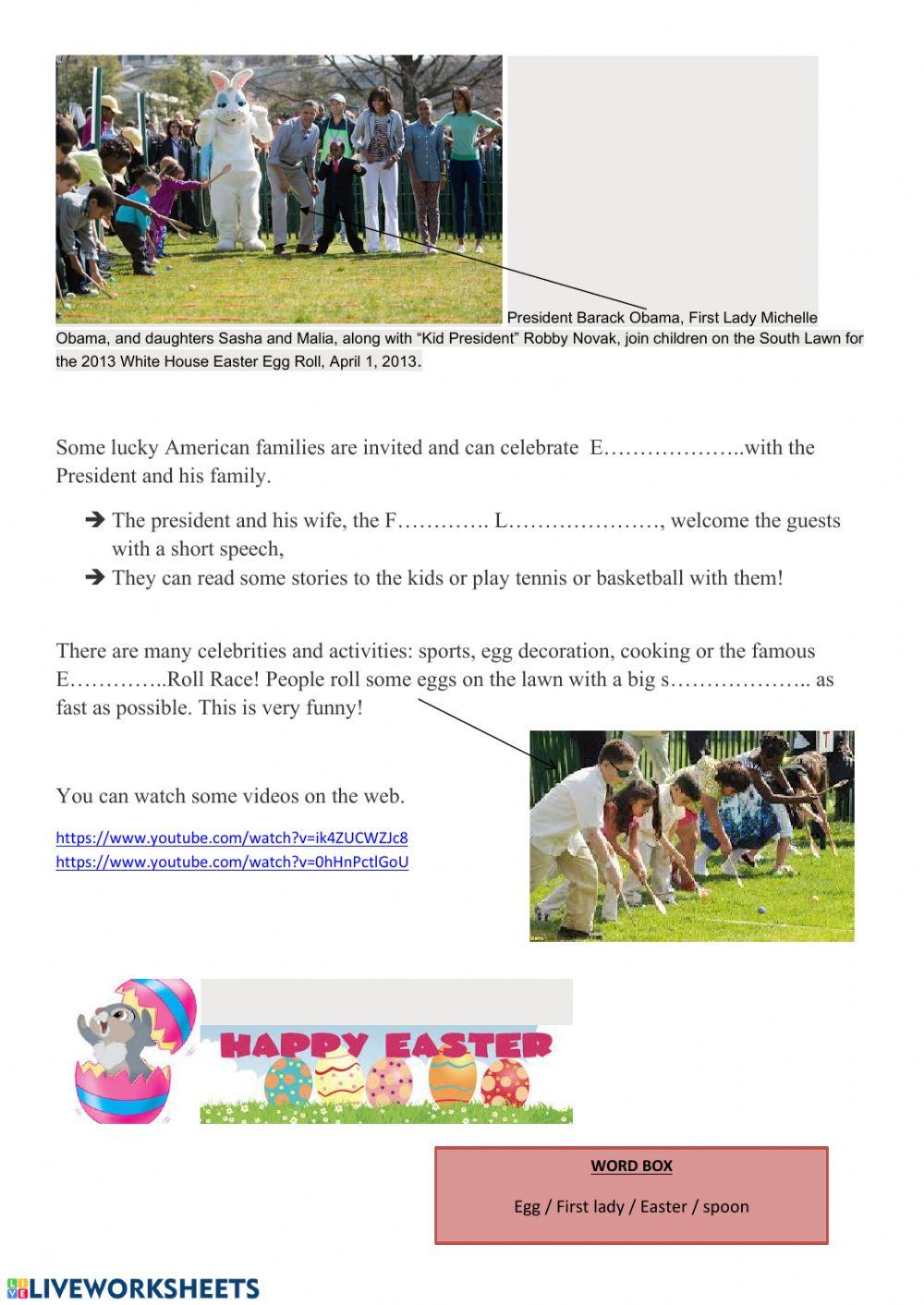 White House Easter Garden party