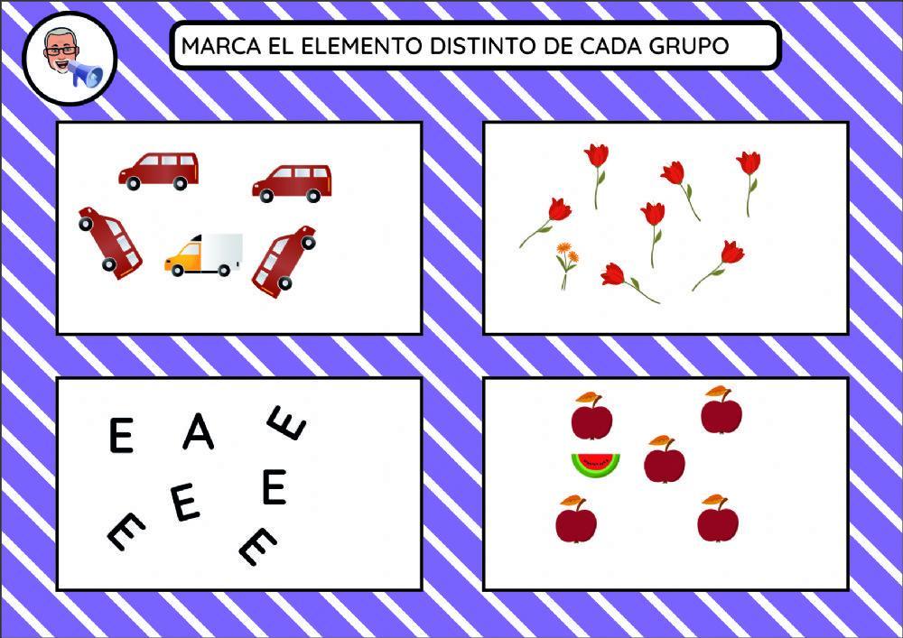 Cuenta. marca el distinto (17)