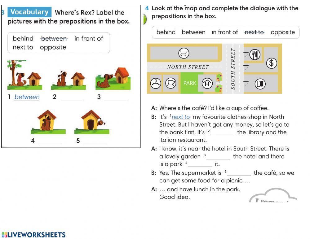 Places and prepositions
