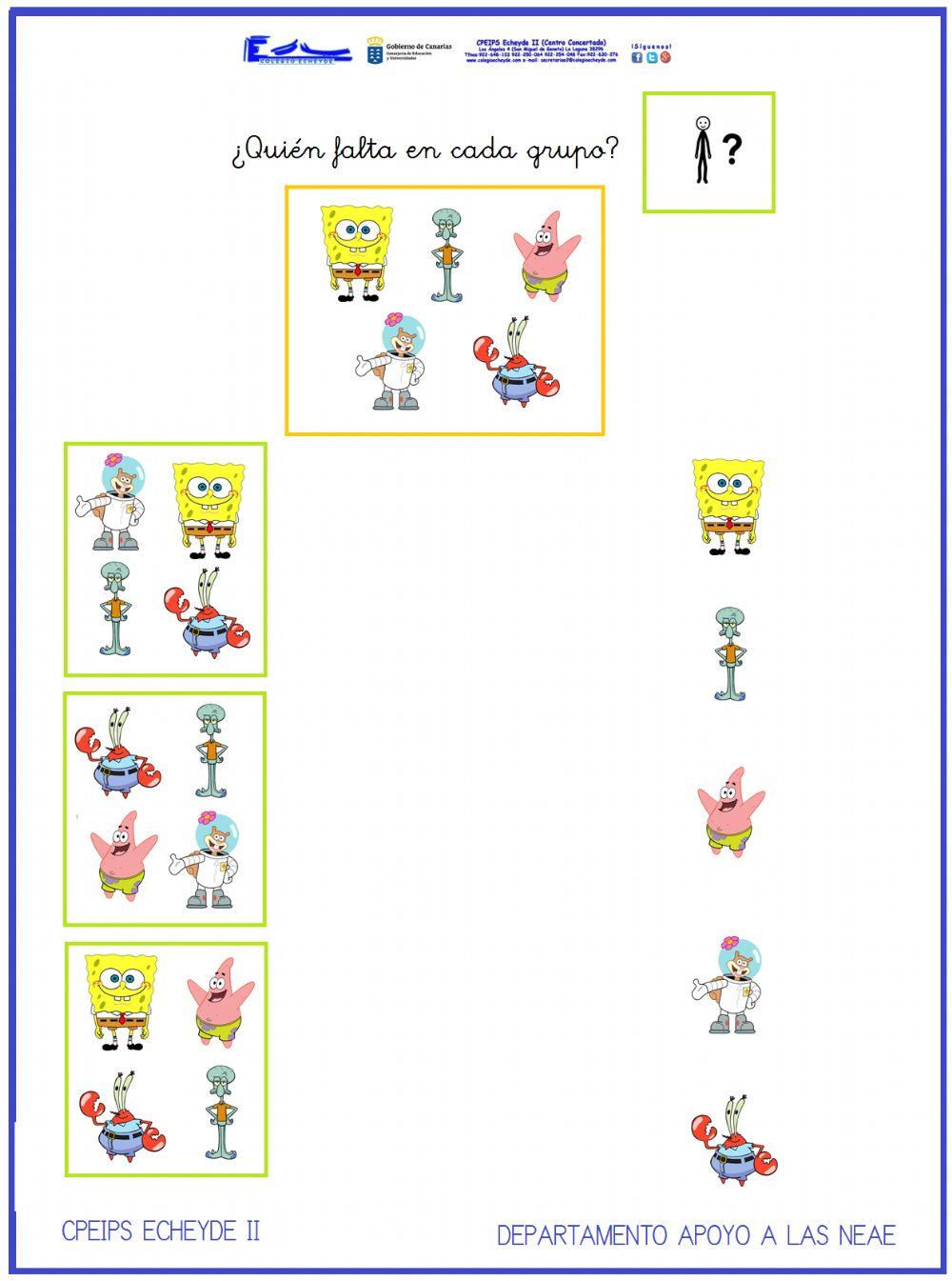 ¿Quién falta? 3
