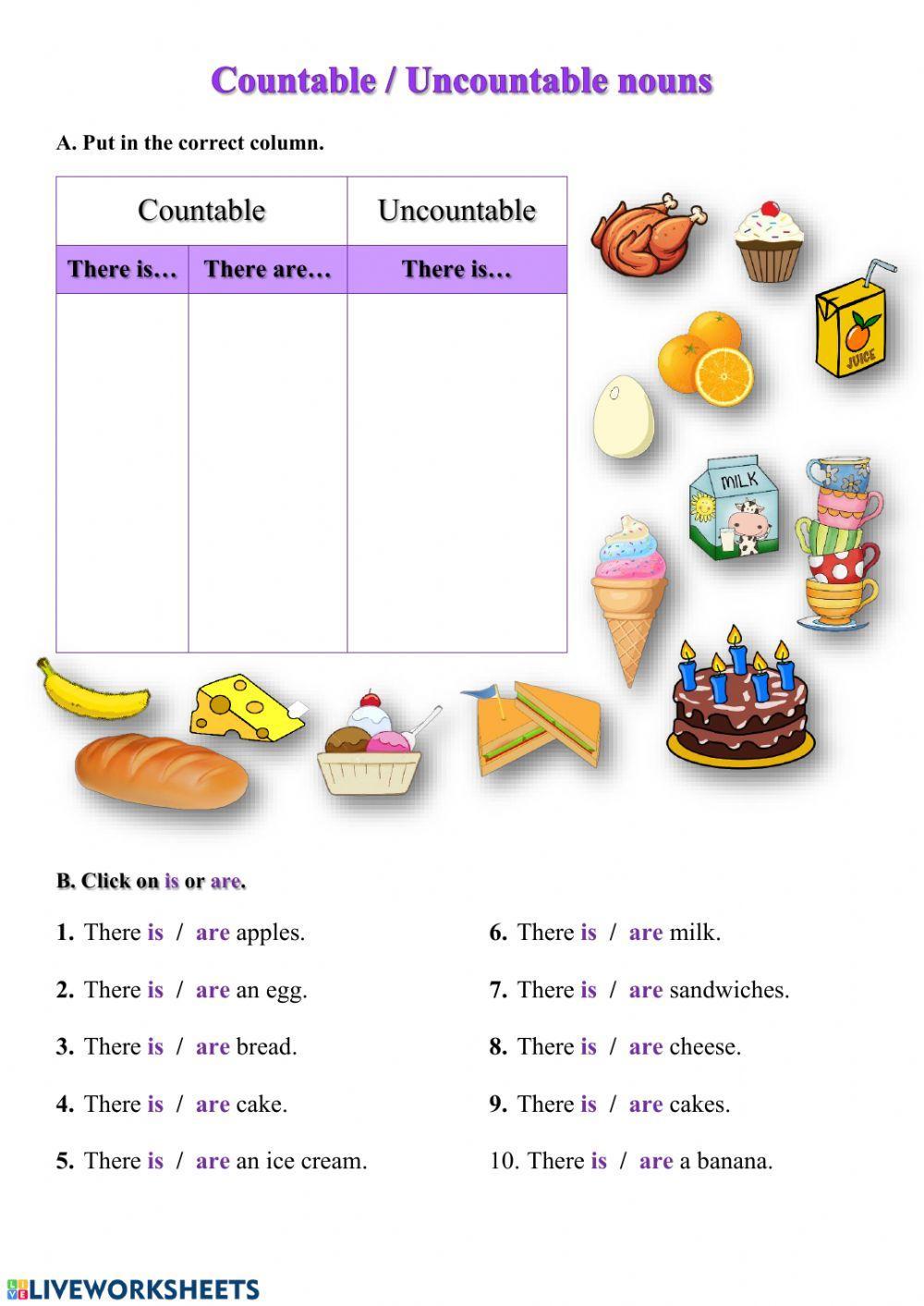 Countable - Uncountable