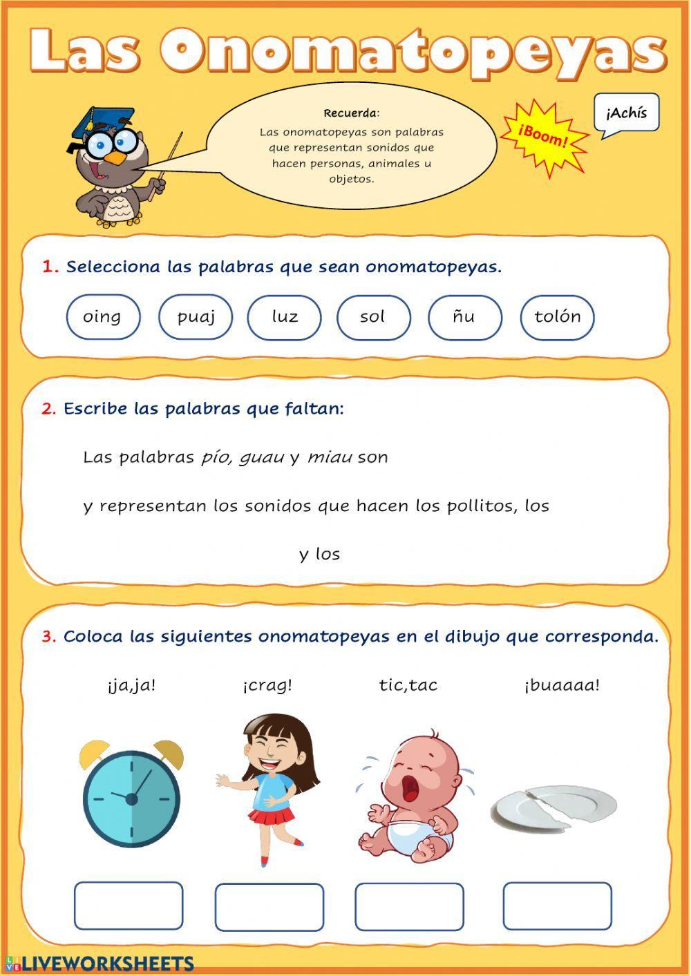 Onomatopeyas Onomatopeyas