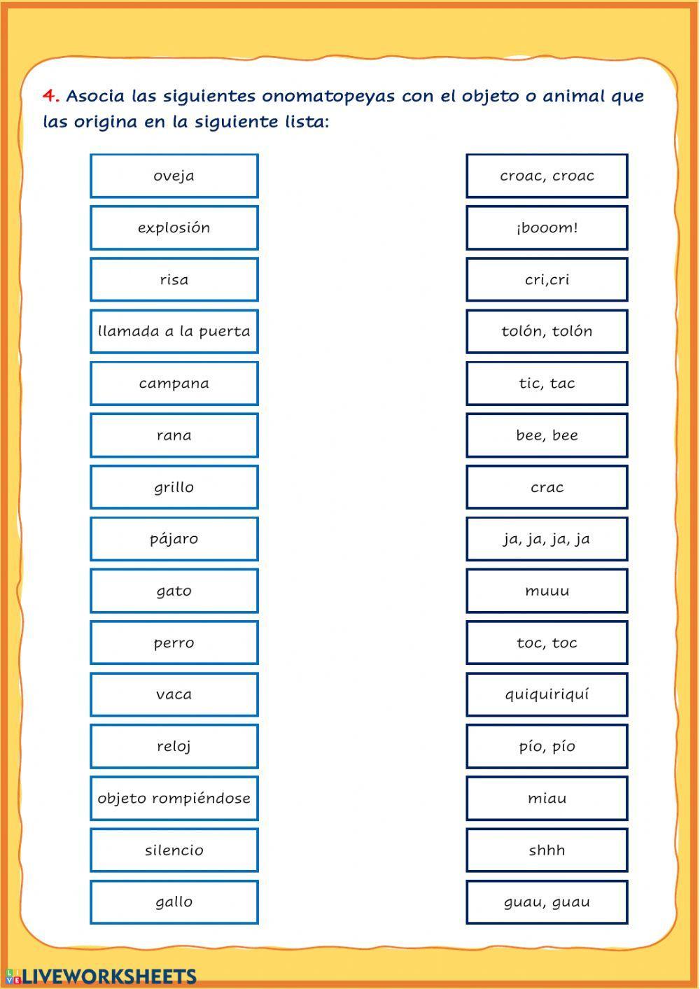 Onomatopeyas Onomatopeyas