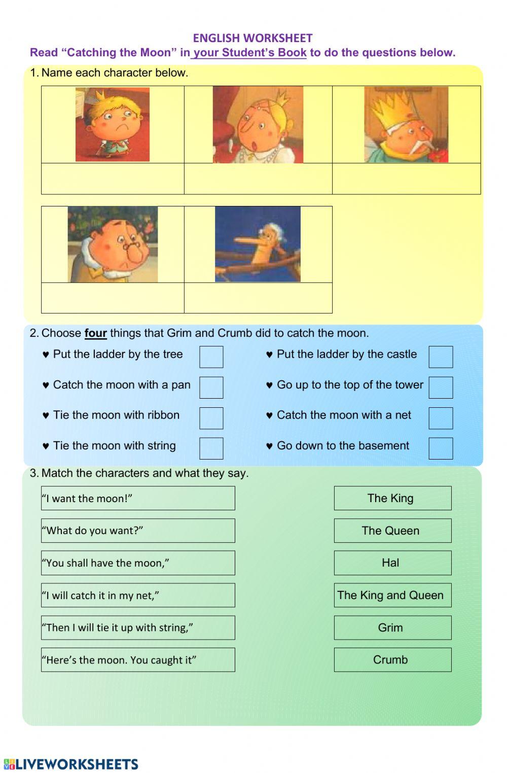 English-Catching the Moon