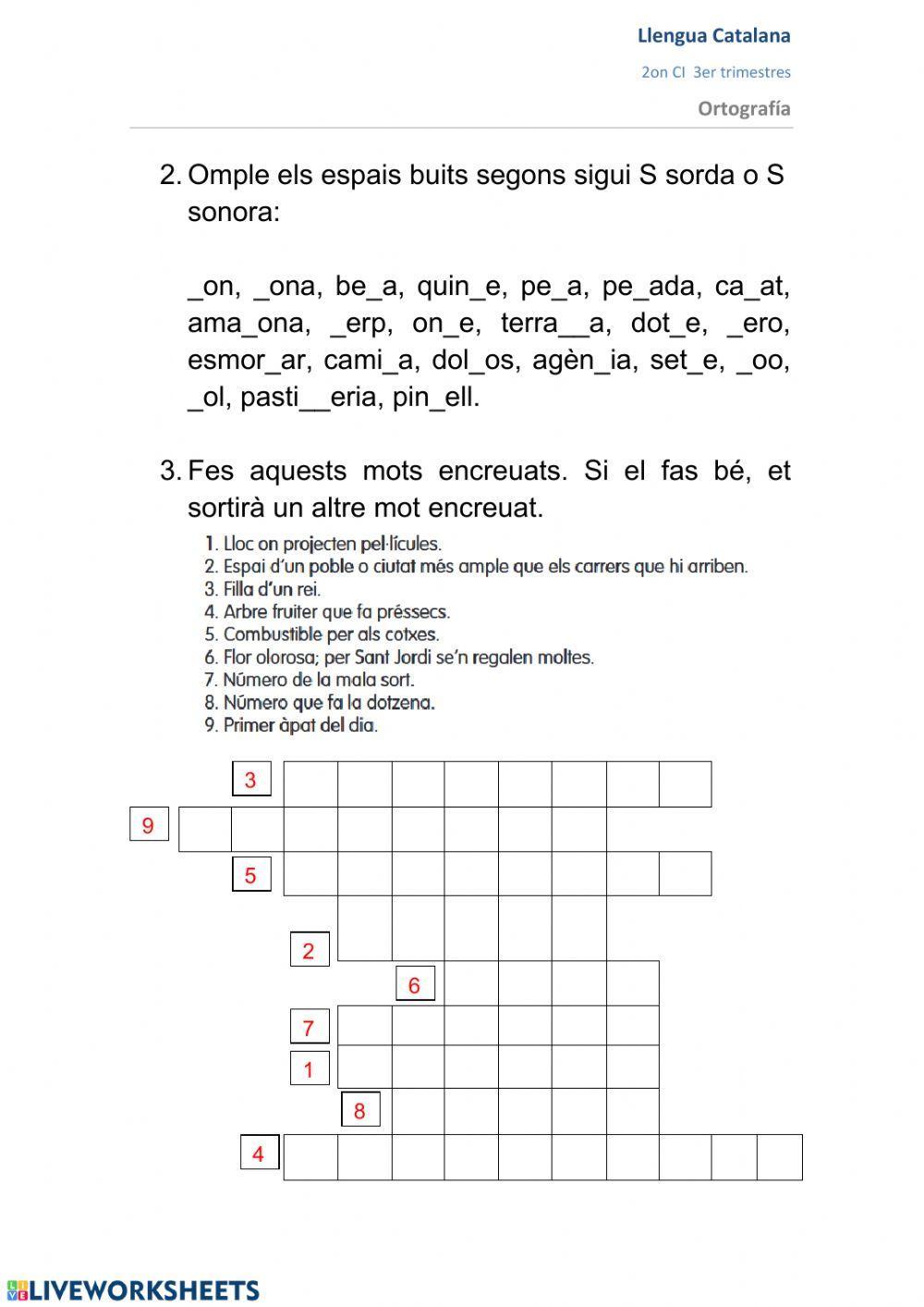 La essa sorda i la essa sonora