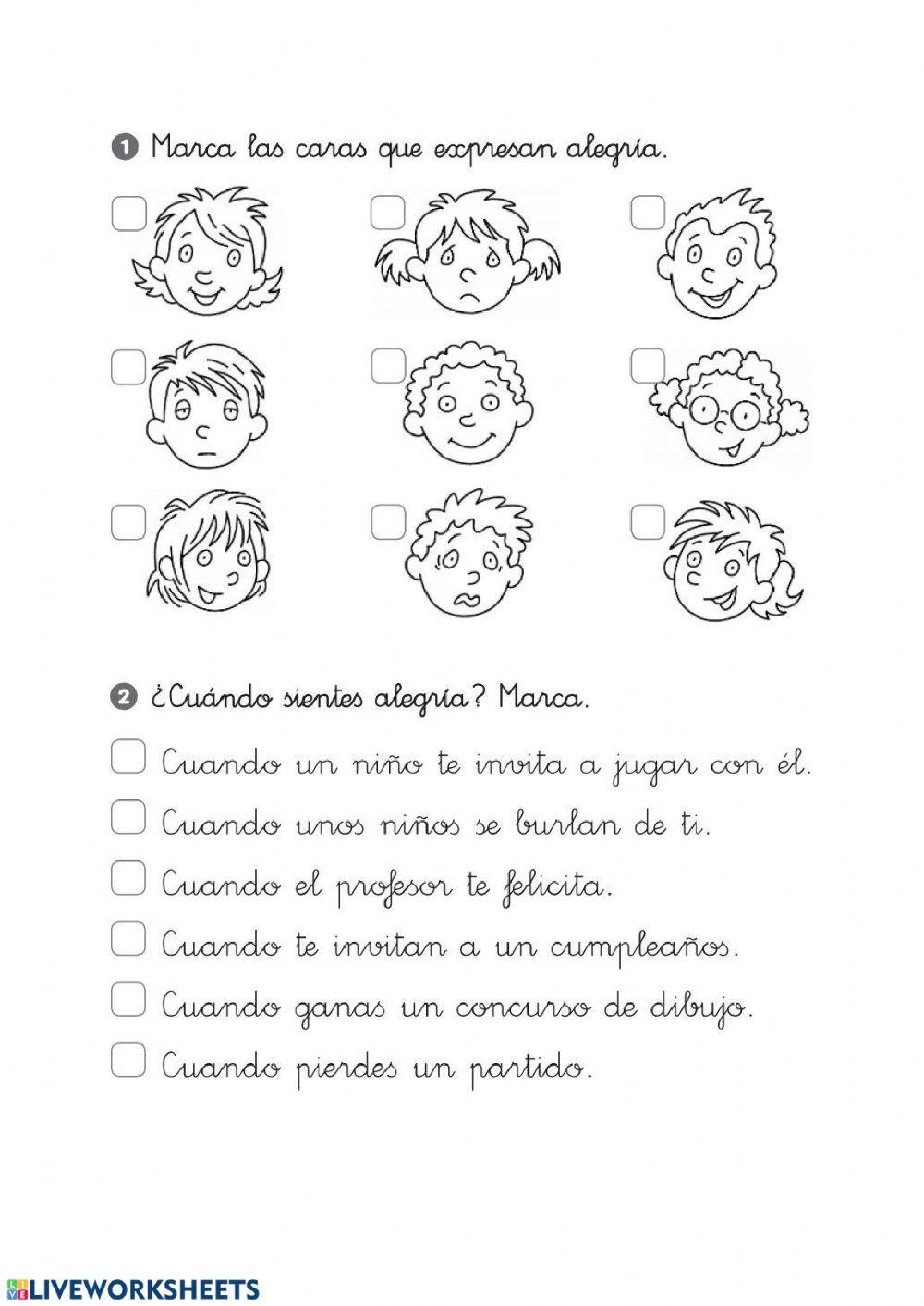 Emociones 1º primaria