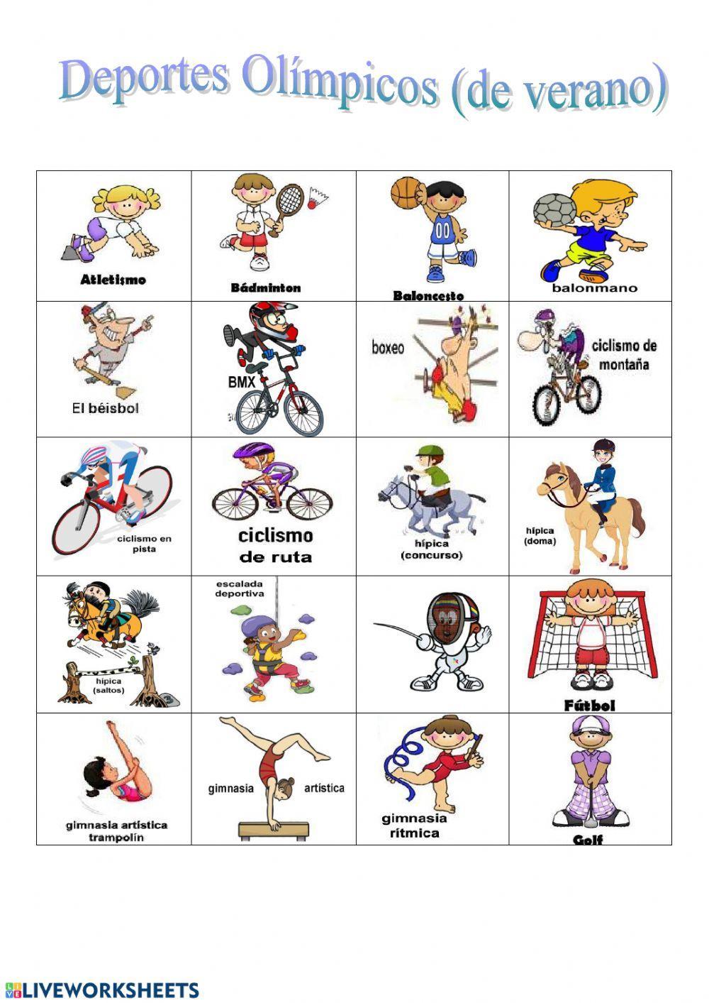 Deportes Olímpicos de verano