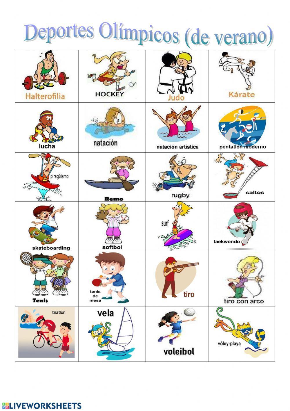 Deportes Olímpicos de verano