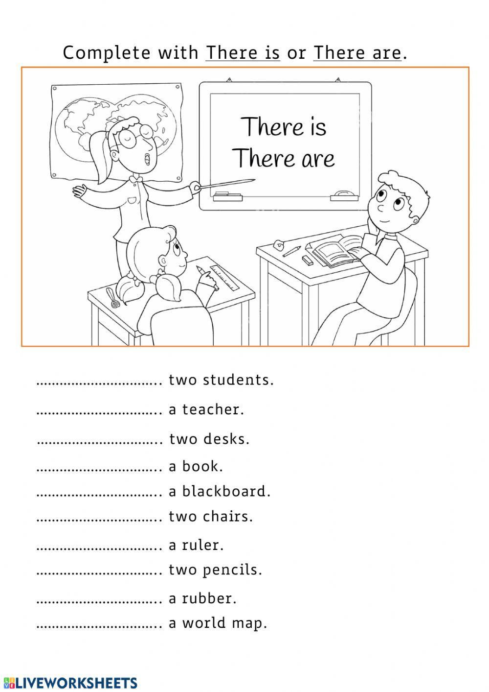 There is-there are There is-there are
