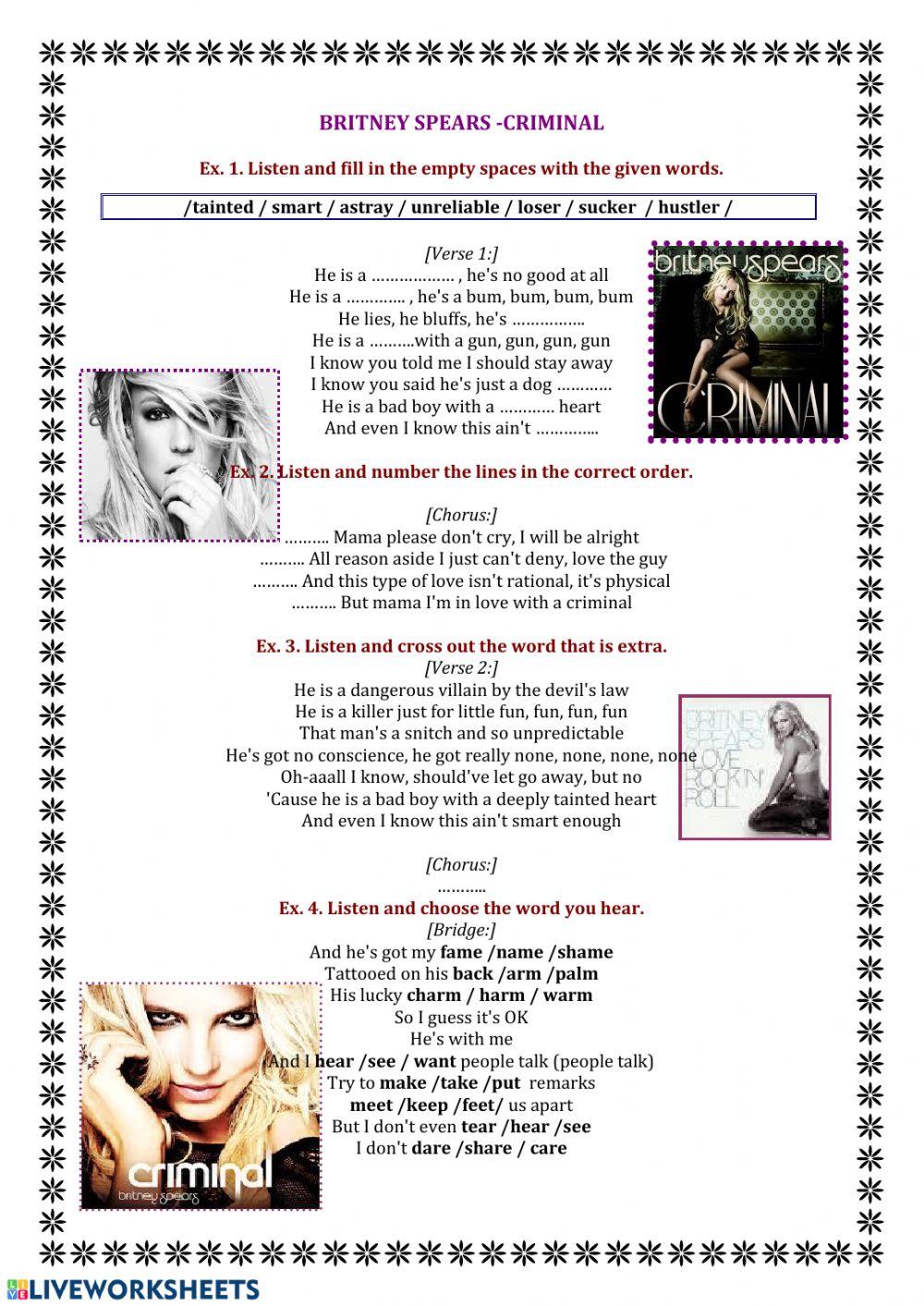 Britney Spears - Criminal