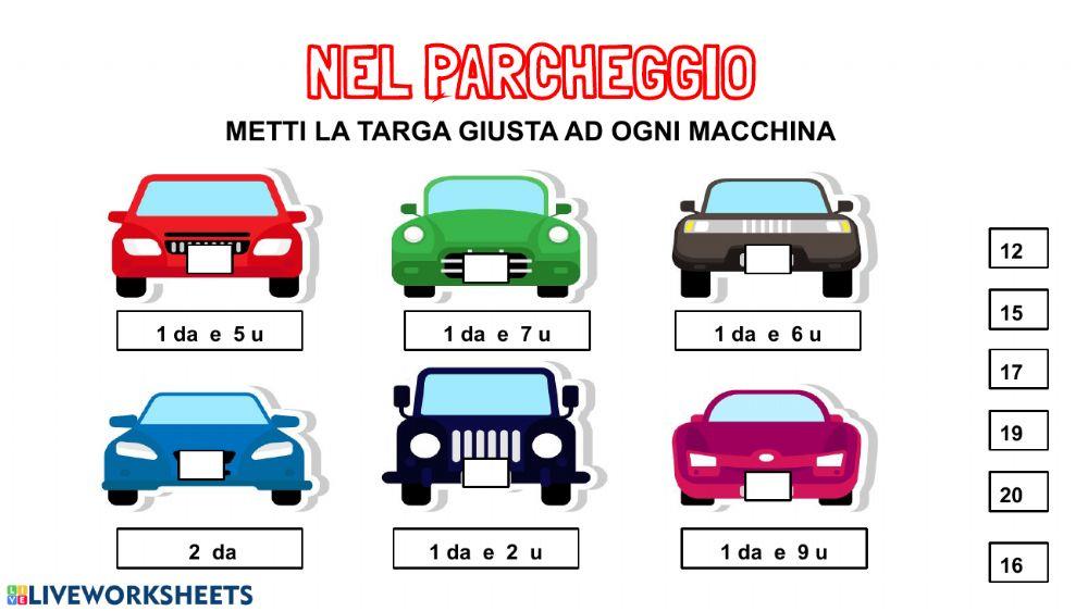 Associa la targa