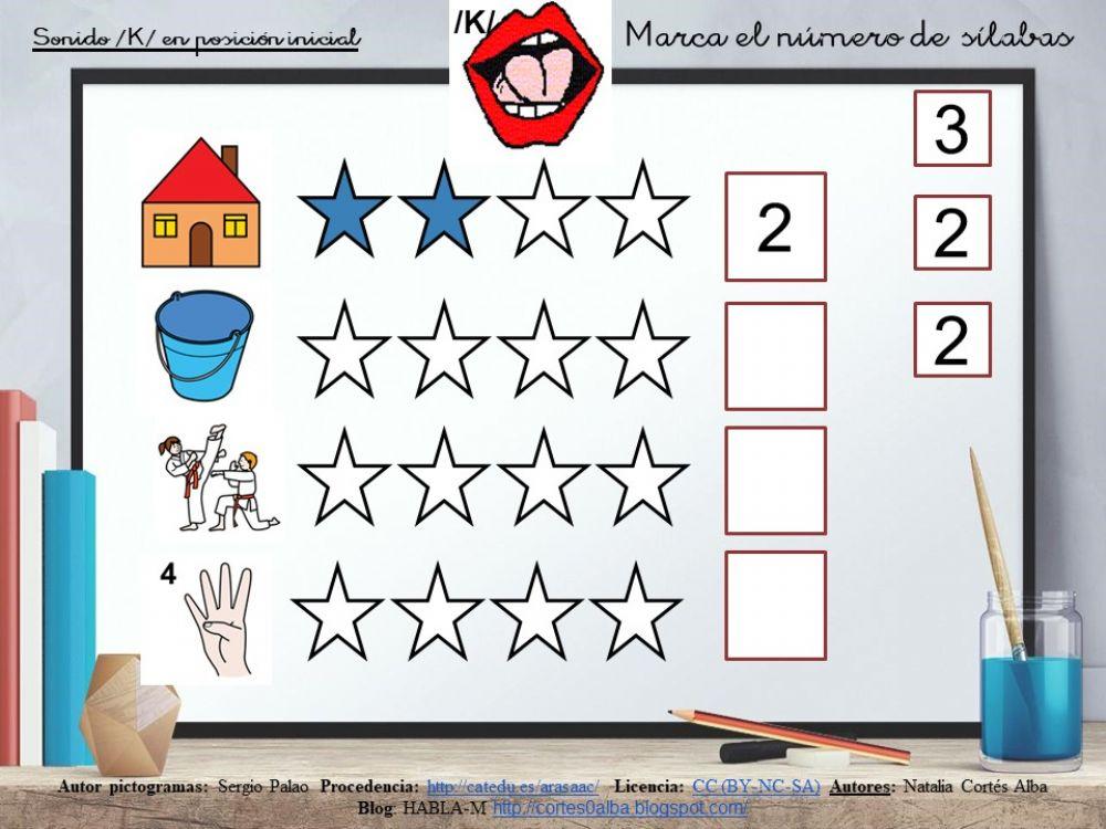 Articulación: Fonema -K-