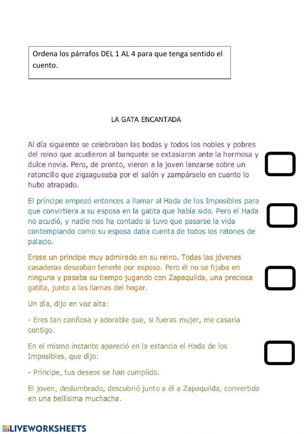 Cuentos desordenados