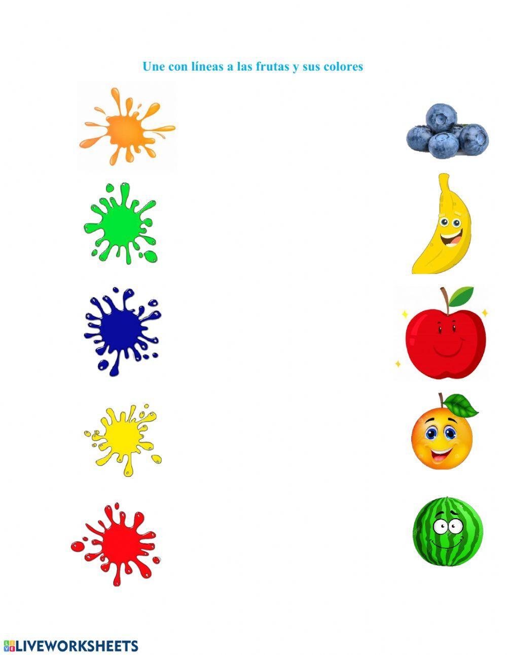 Los colores y las frutas Los colores y las frutas