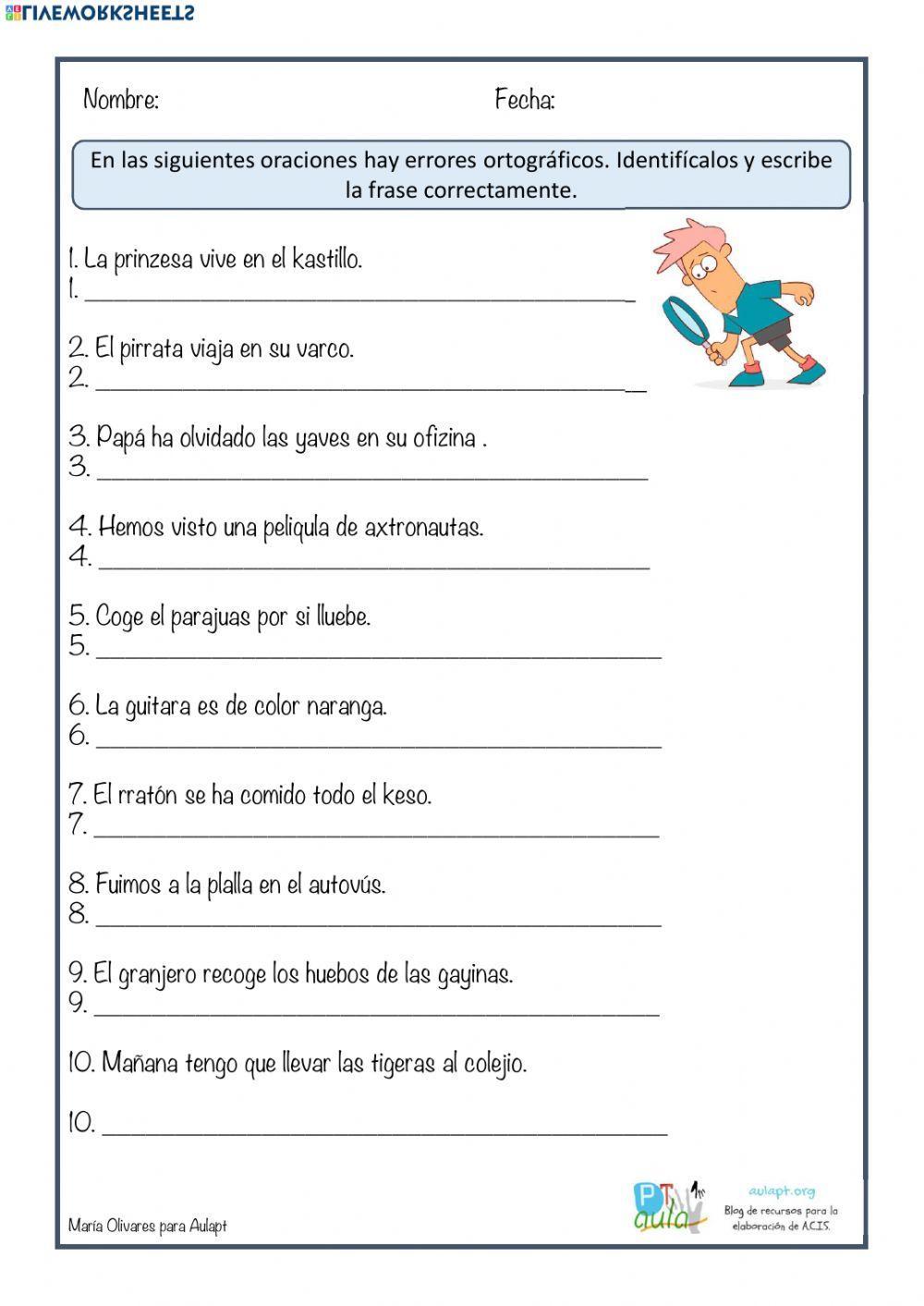 92634 ortograf a ana pe o liveworksheets