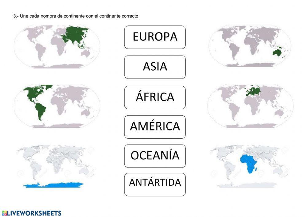Océanos y Continentes