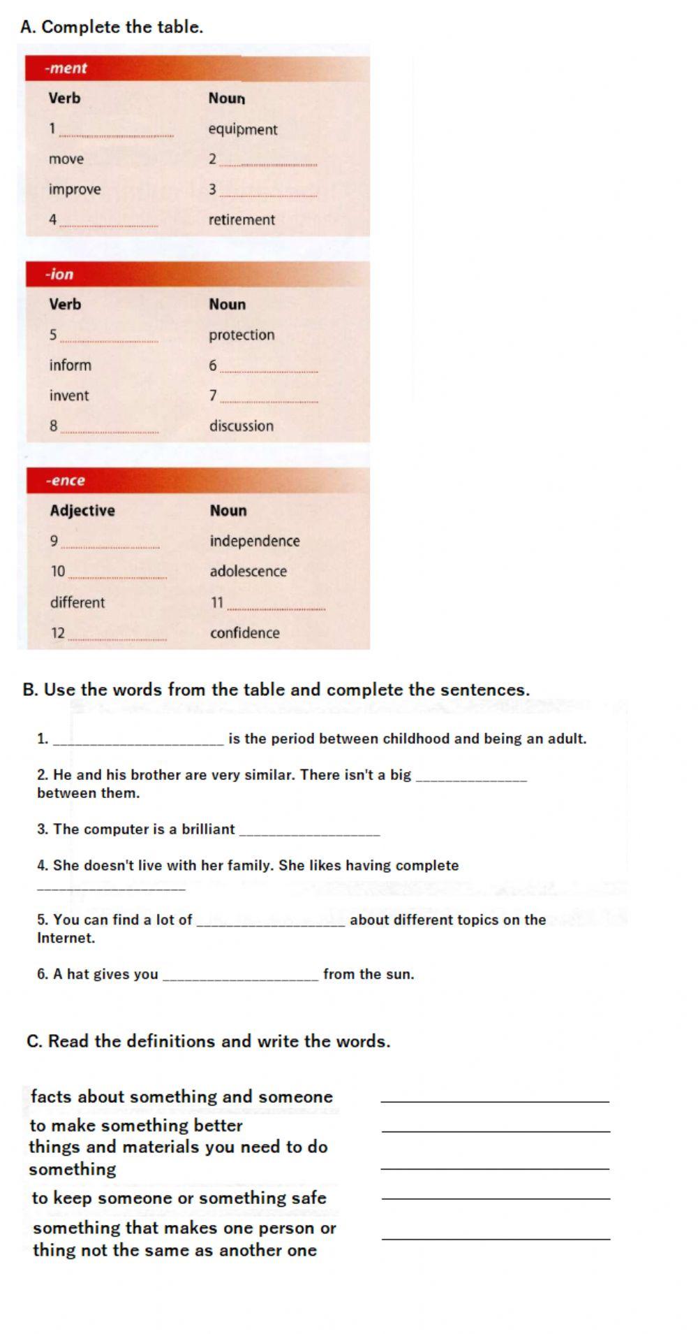 Wordformation (GatewayB1)