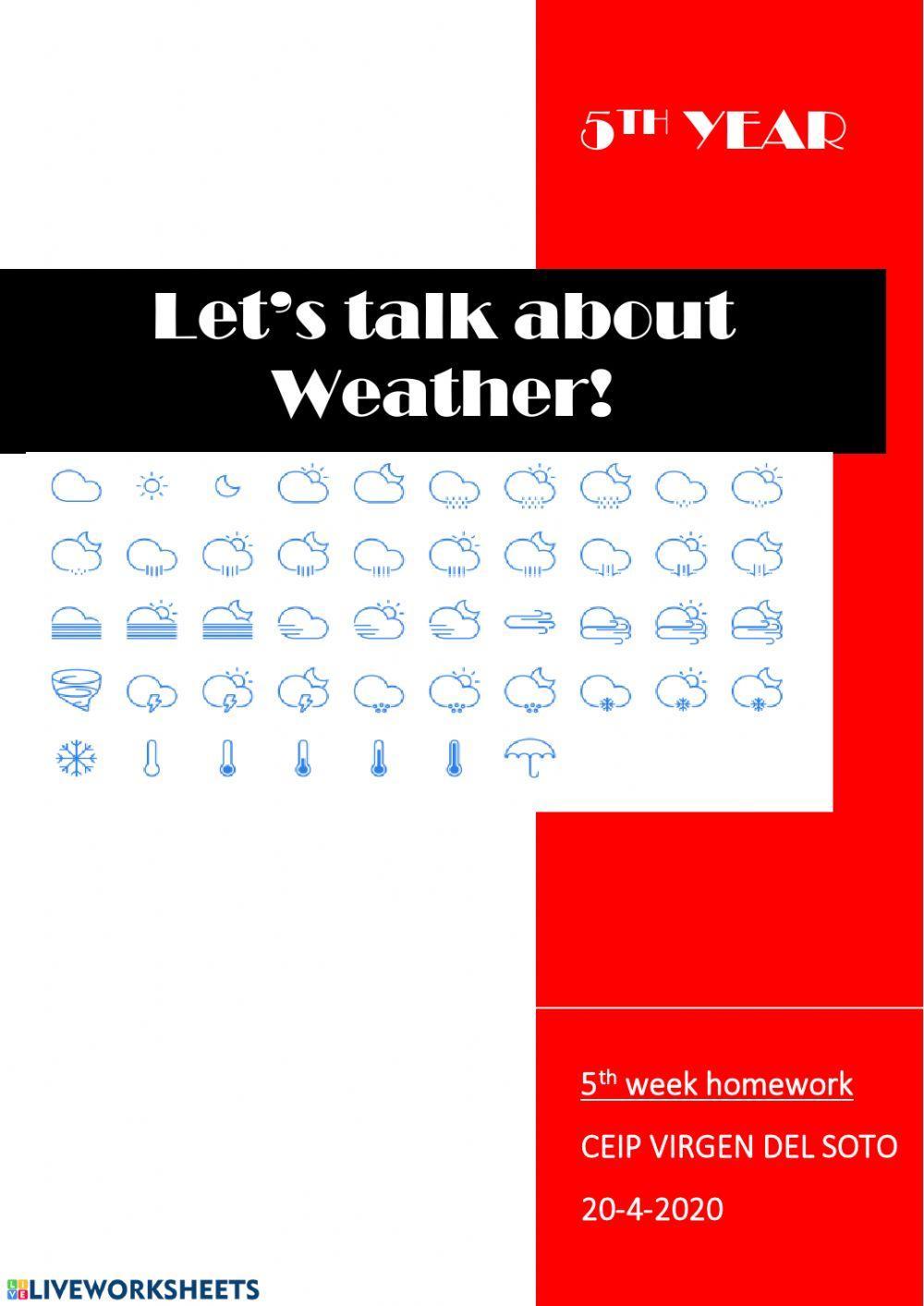 Weather instruments vocabulary