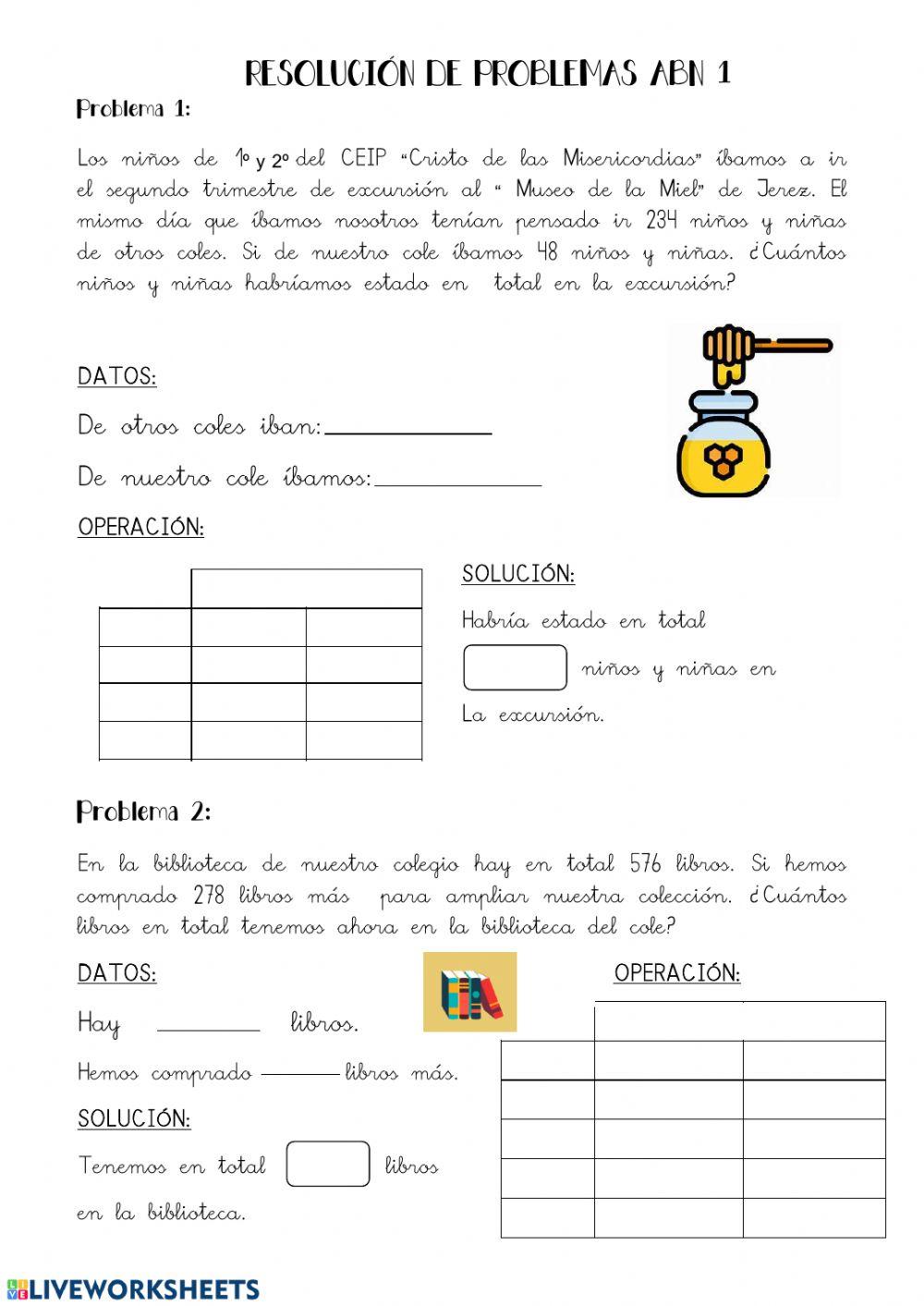 Resolución de problemas ABN 1