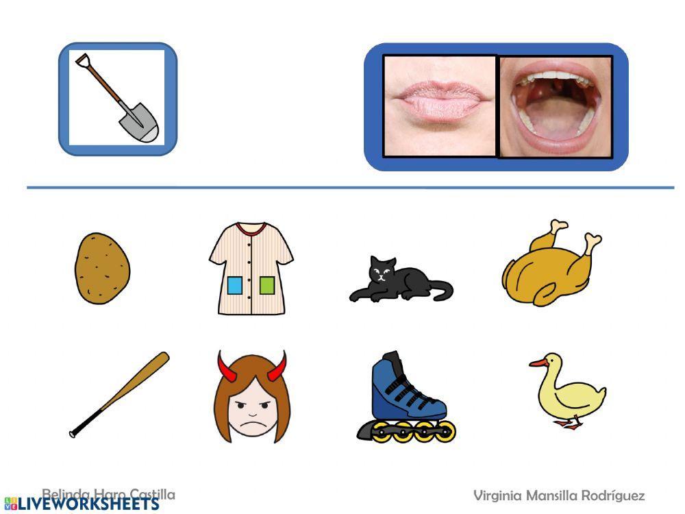 Empieza por silabas con p