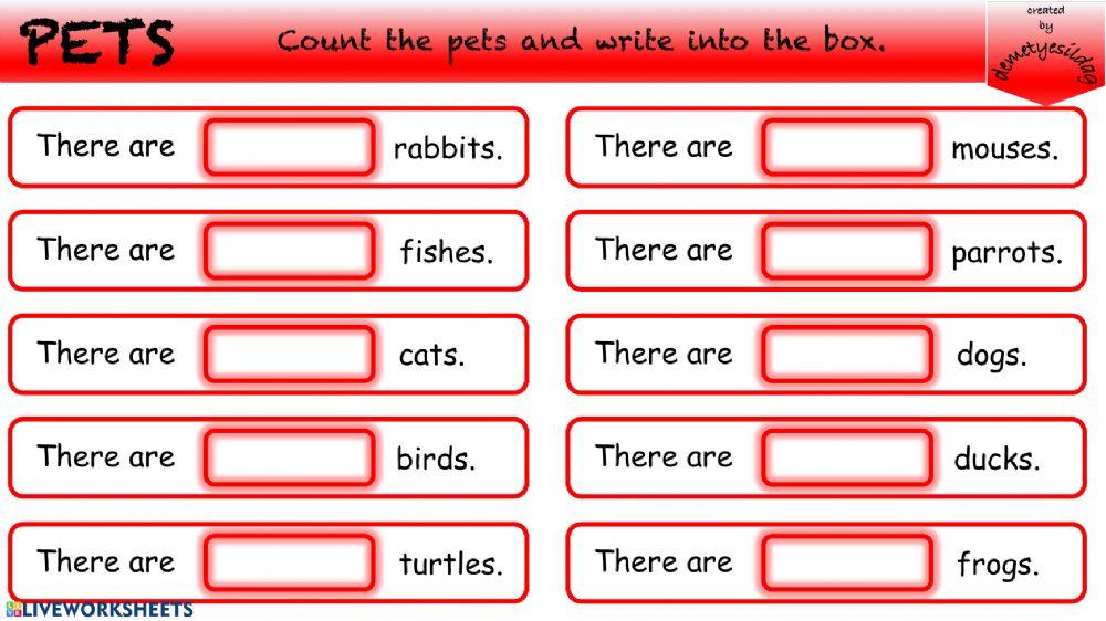 PETS( Count and Write)