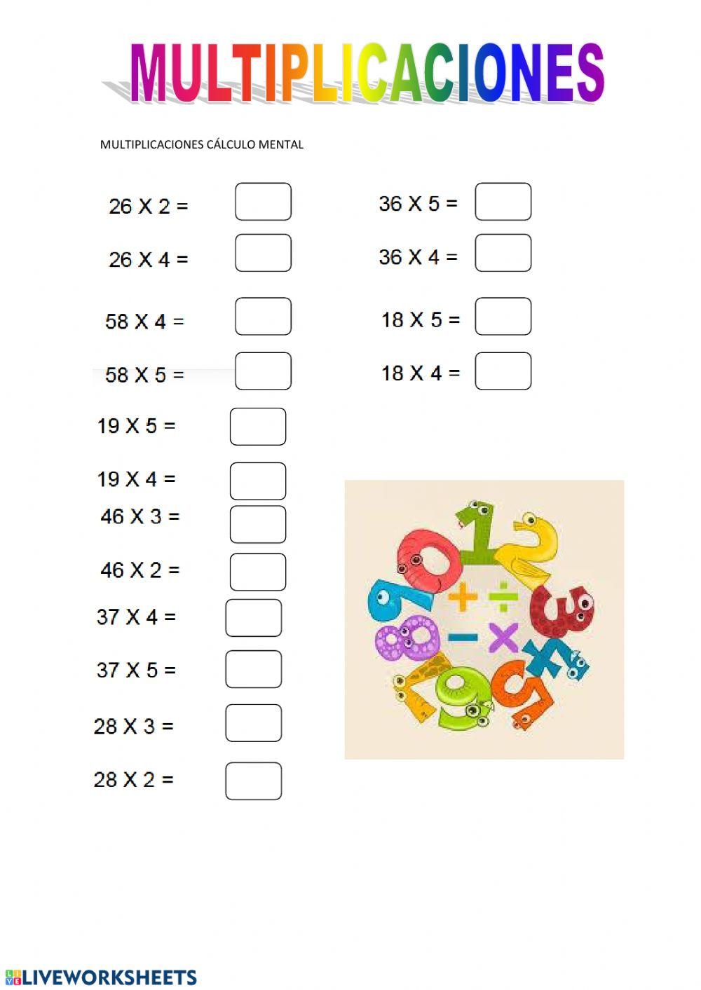 Multiplicaciones