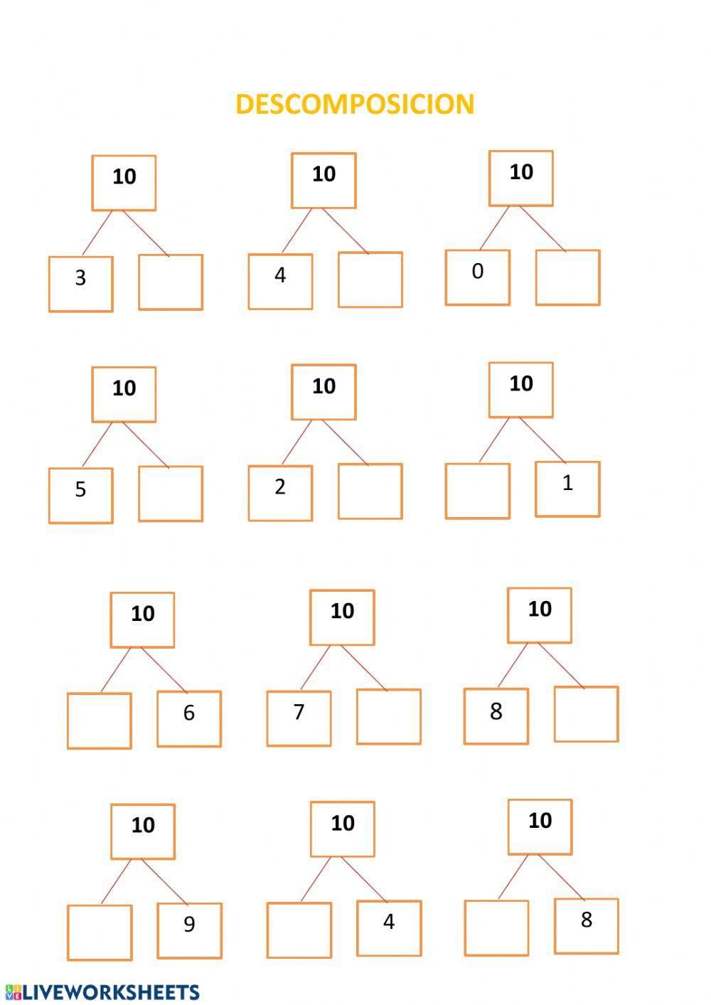 Descomposicion de numeros