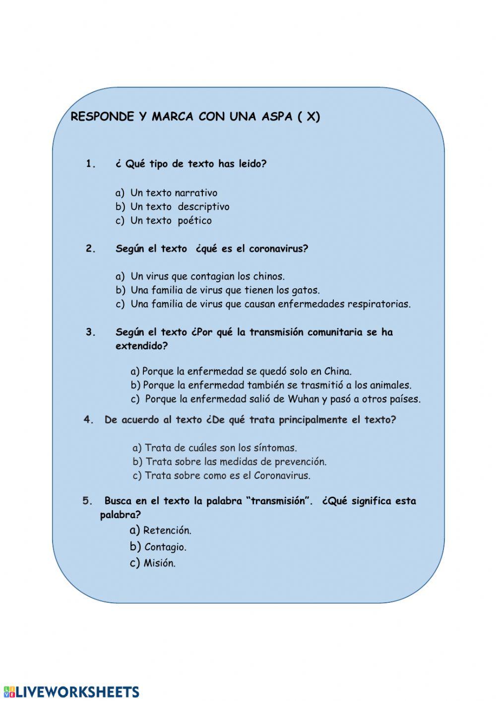 Descripcion del coronavirus