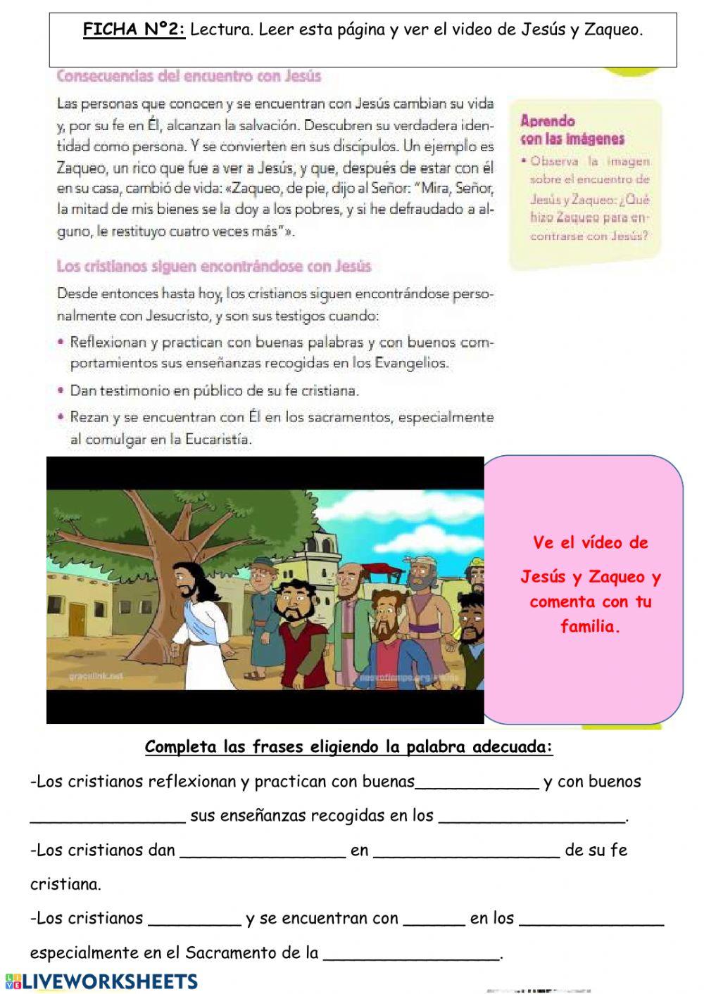 El Encuentro con Jesús.5º de Primaria. Al-Ándalus