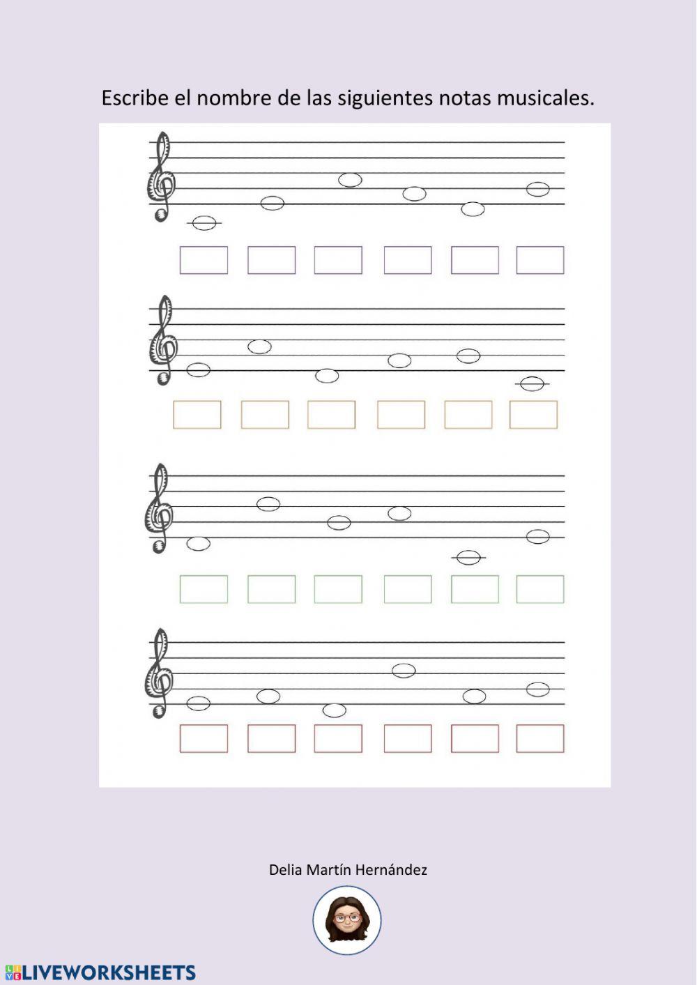 Notas musicales