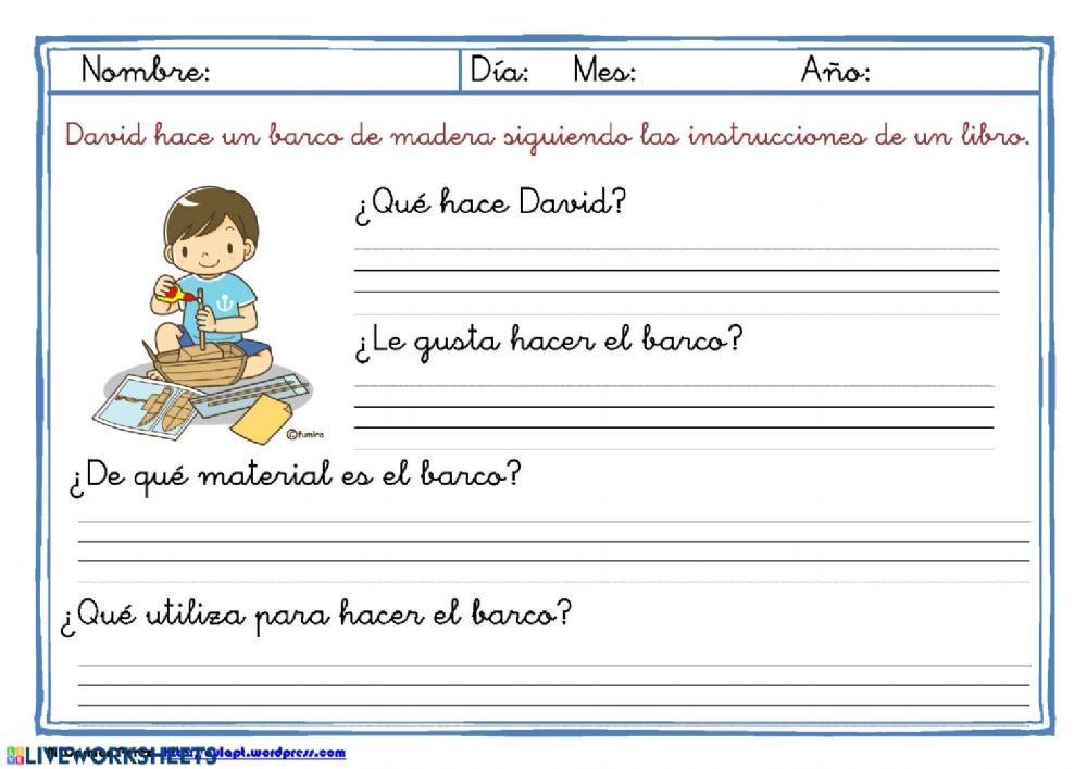 Lectura comprensiva corta