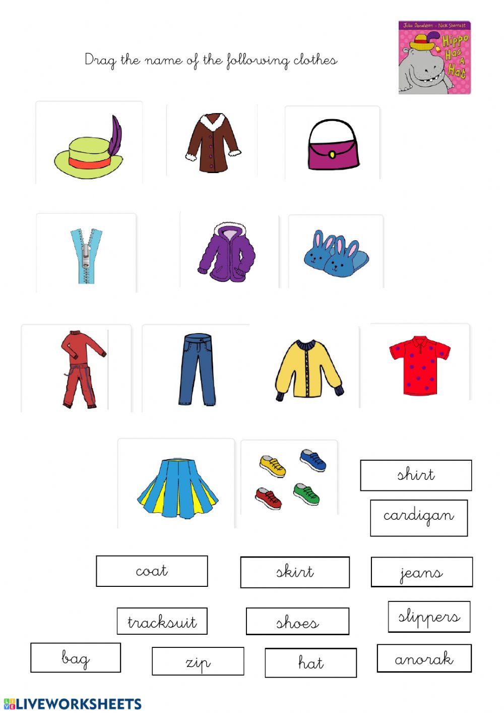 Vocabulary clothes