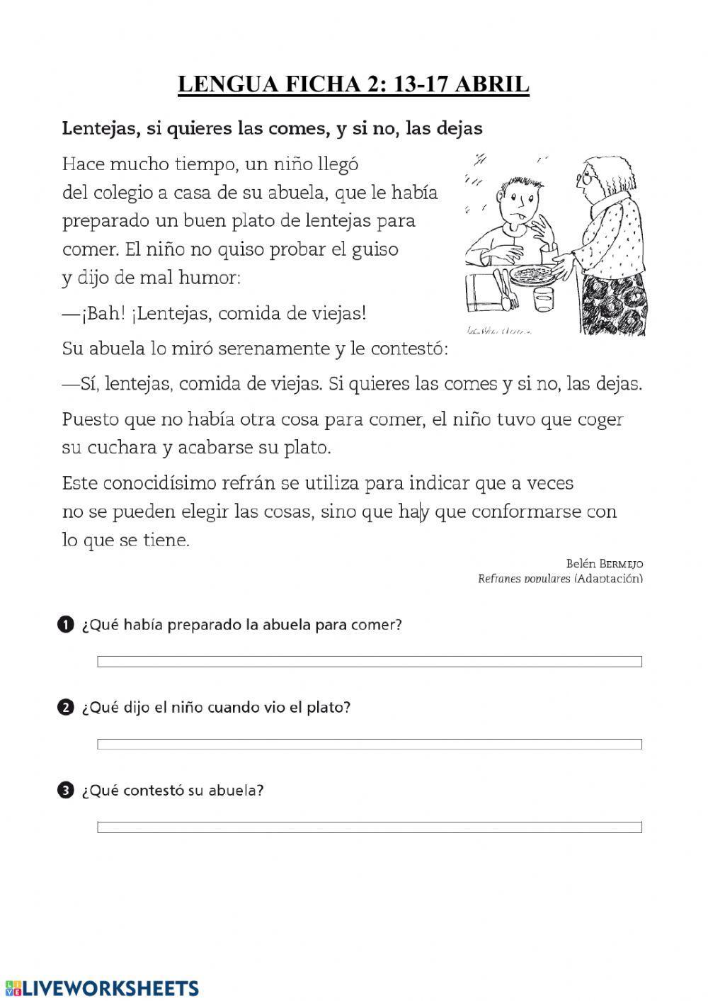 Comprensión lectora