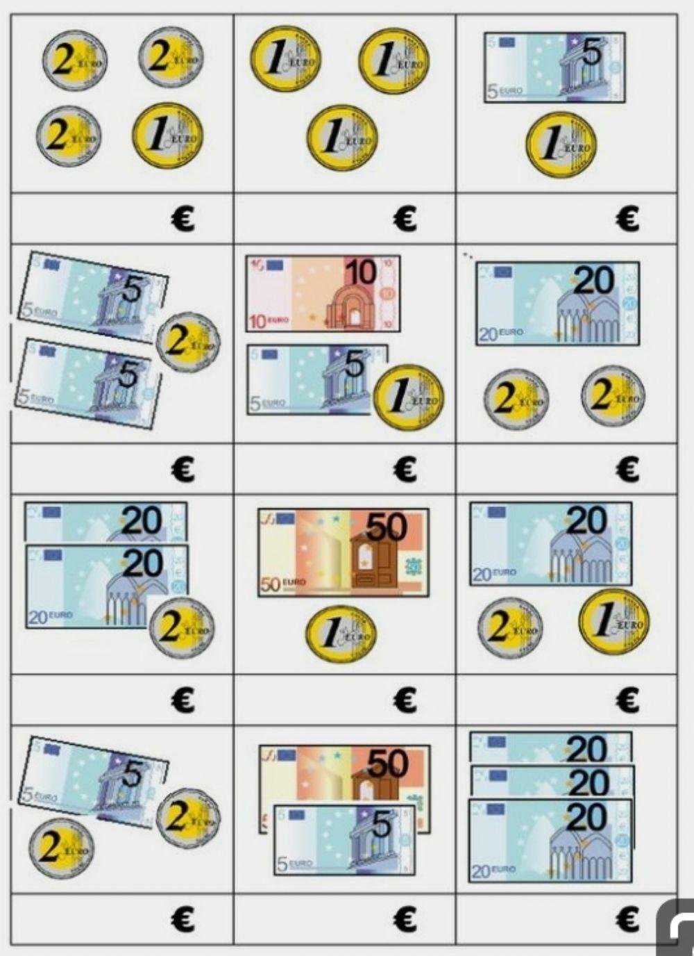 Cálculo de dinero (euros)