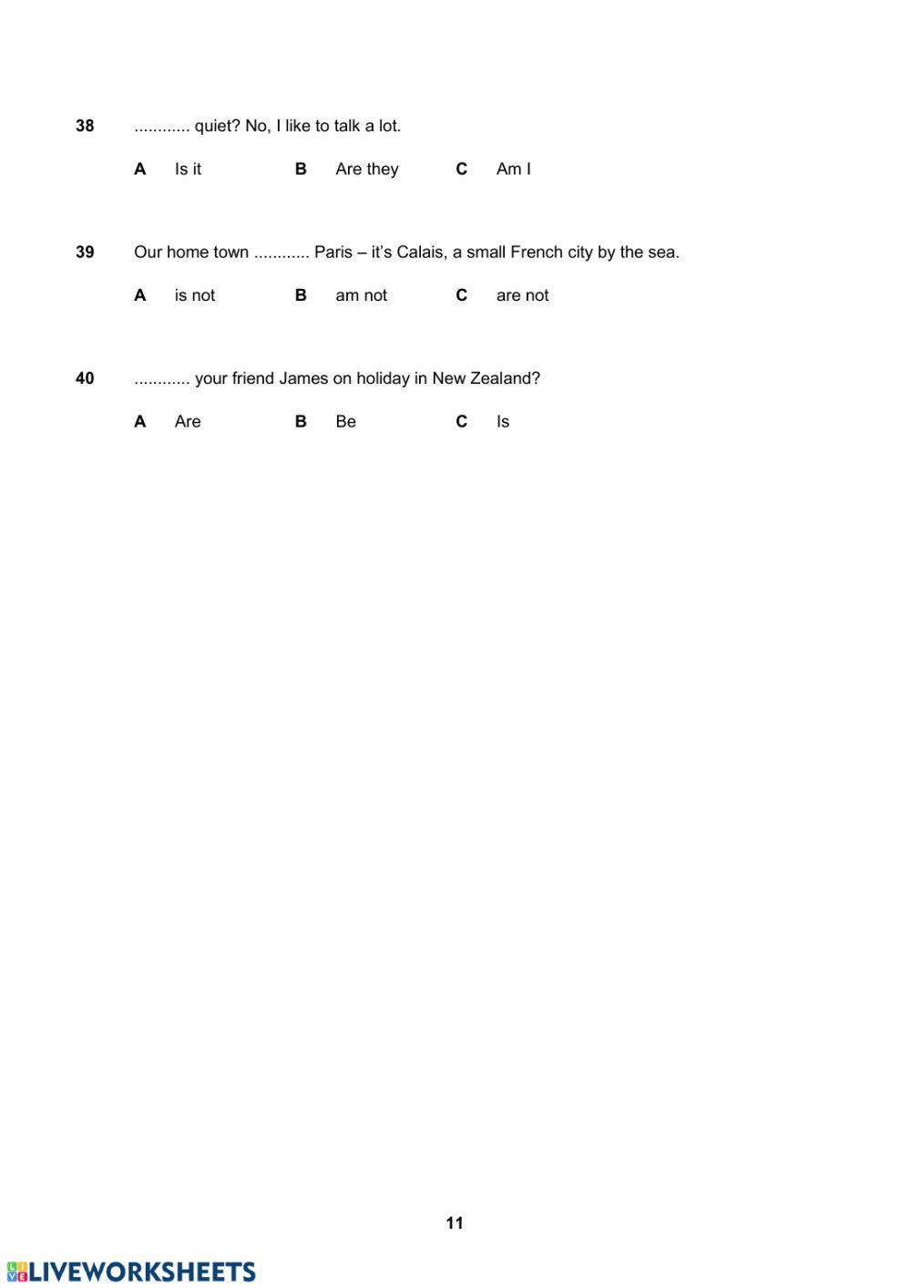 Empower A2 - Unit 1 Progress Test