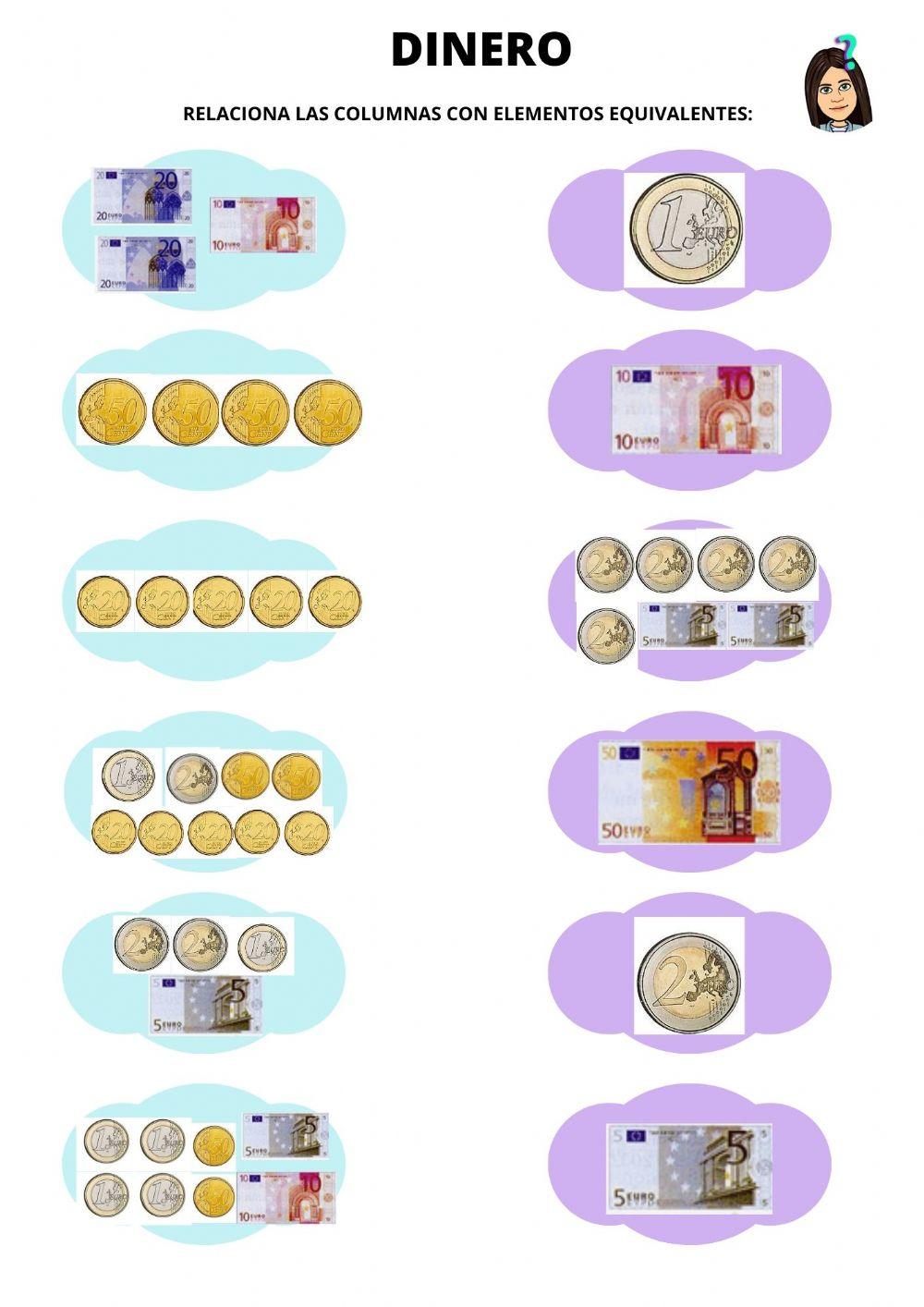 Equivalencias con dinero