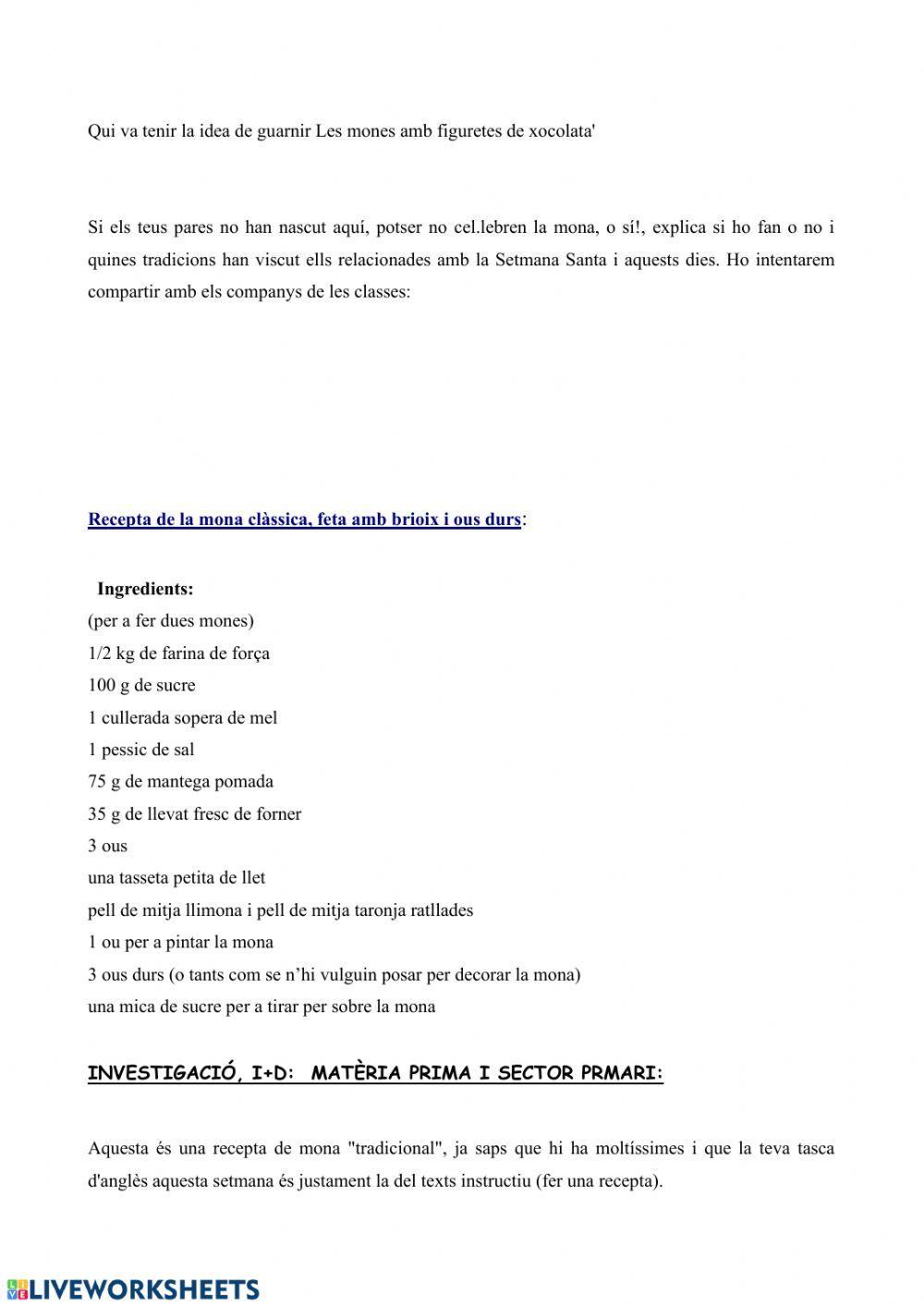 Investigació de la Mona