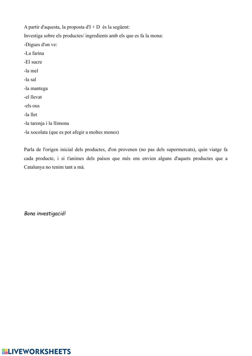 Investigació de la Mona