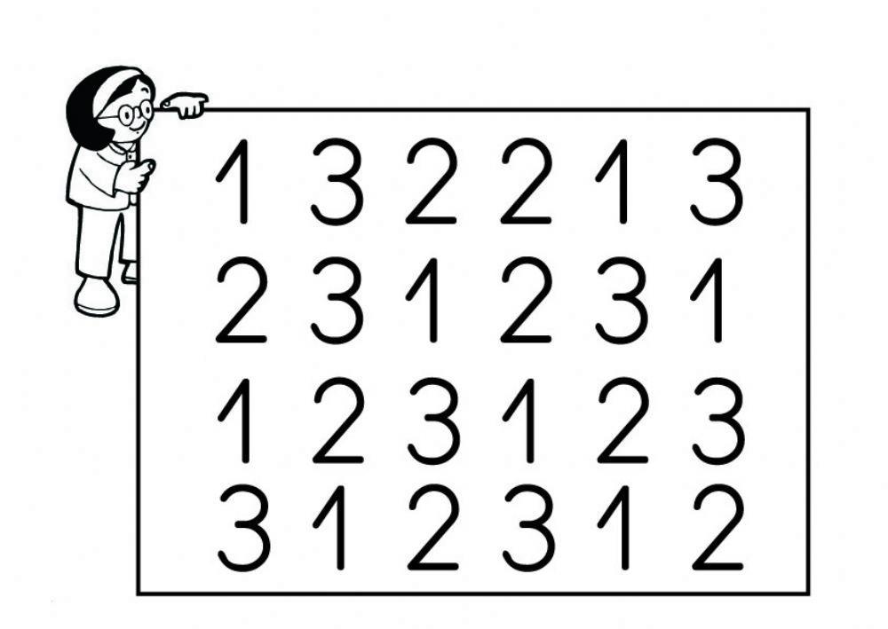 Señalar el número 1