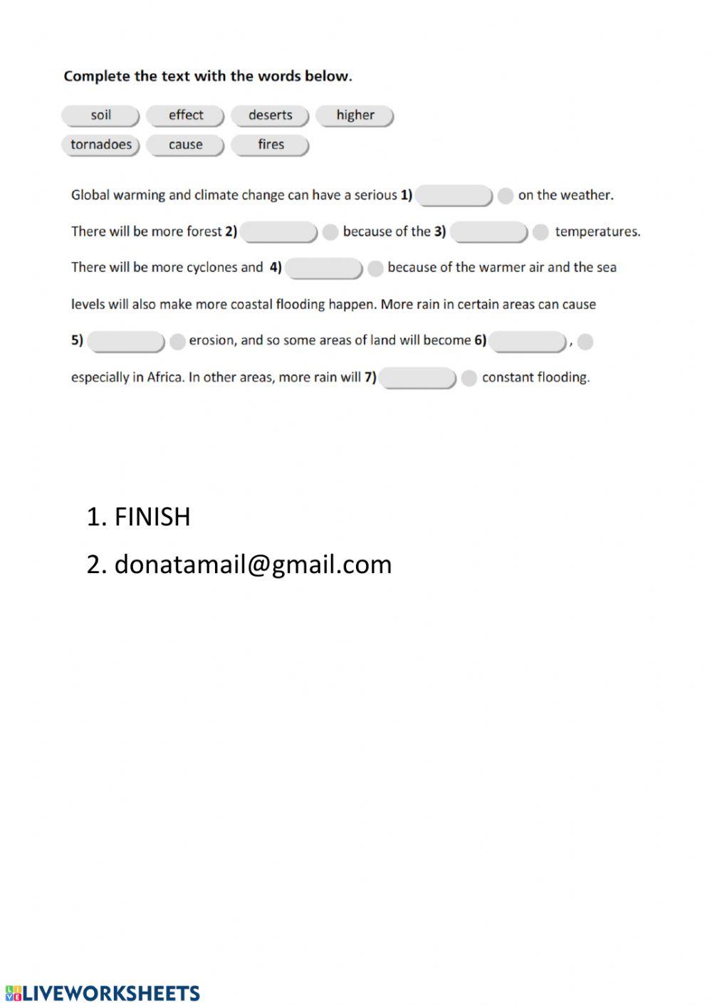 Ig Climate Change Vocabulary