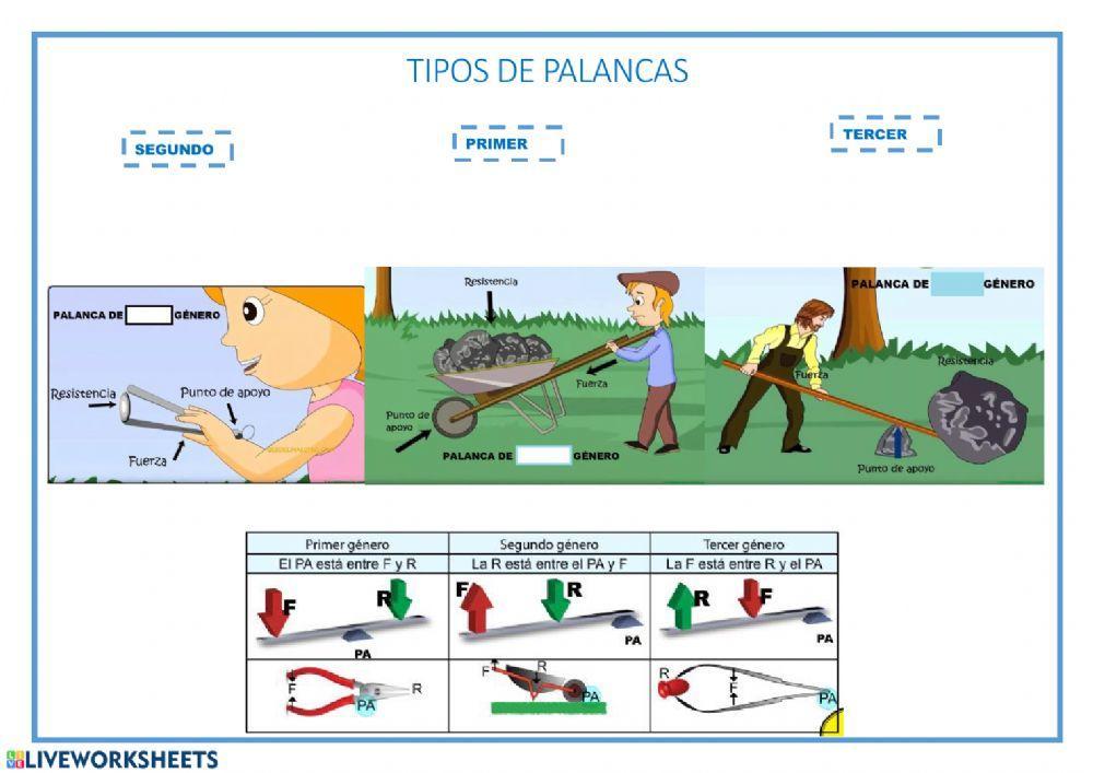 Tipos de palancas