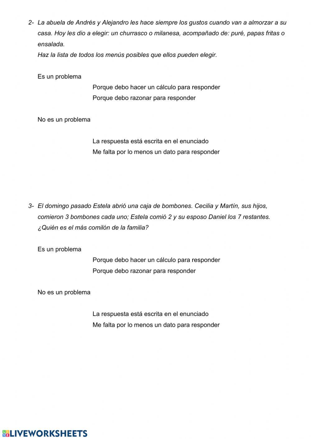 Problema no problema