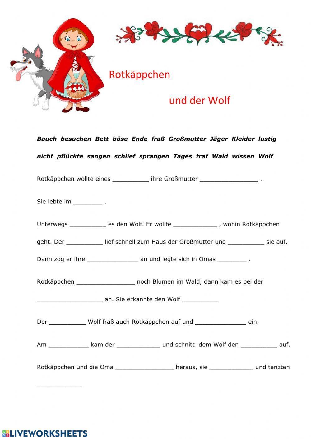 Rotkäppchen Rotkäppchen