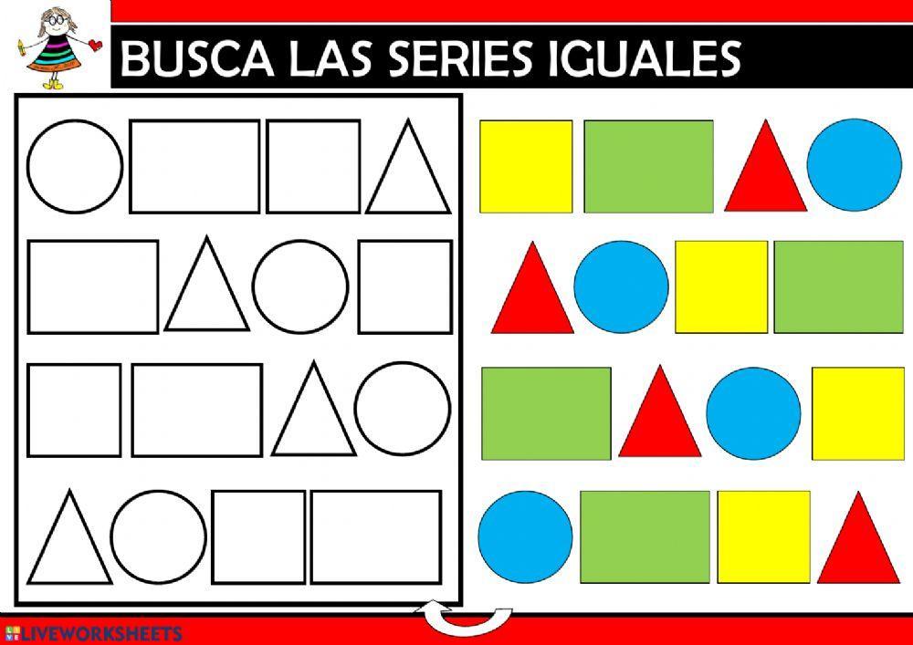 Busca las formas iguales