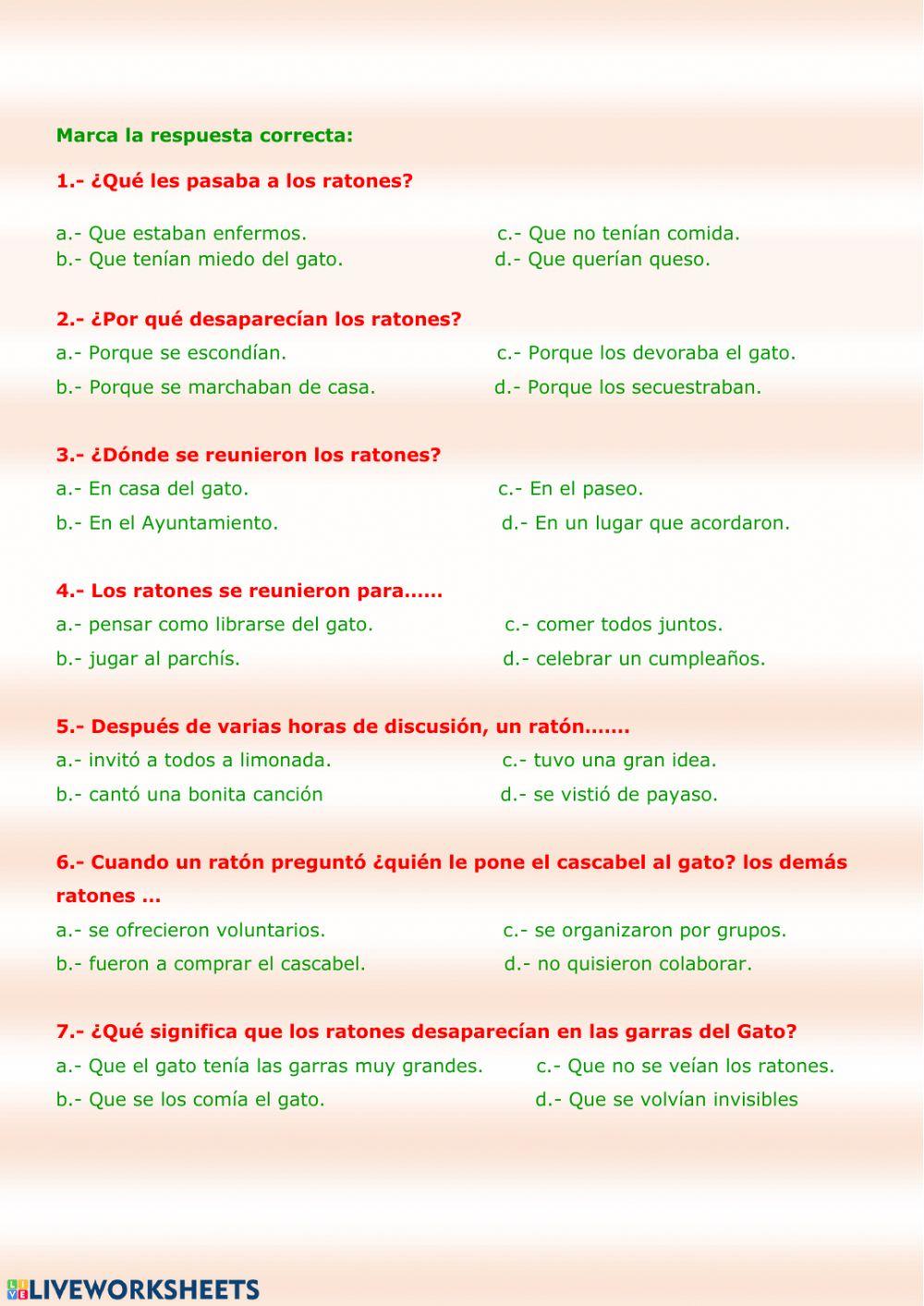 EL Consejo de los Ratones